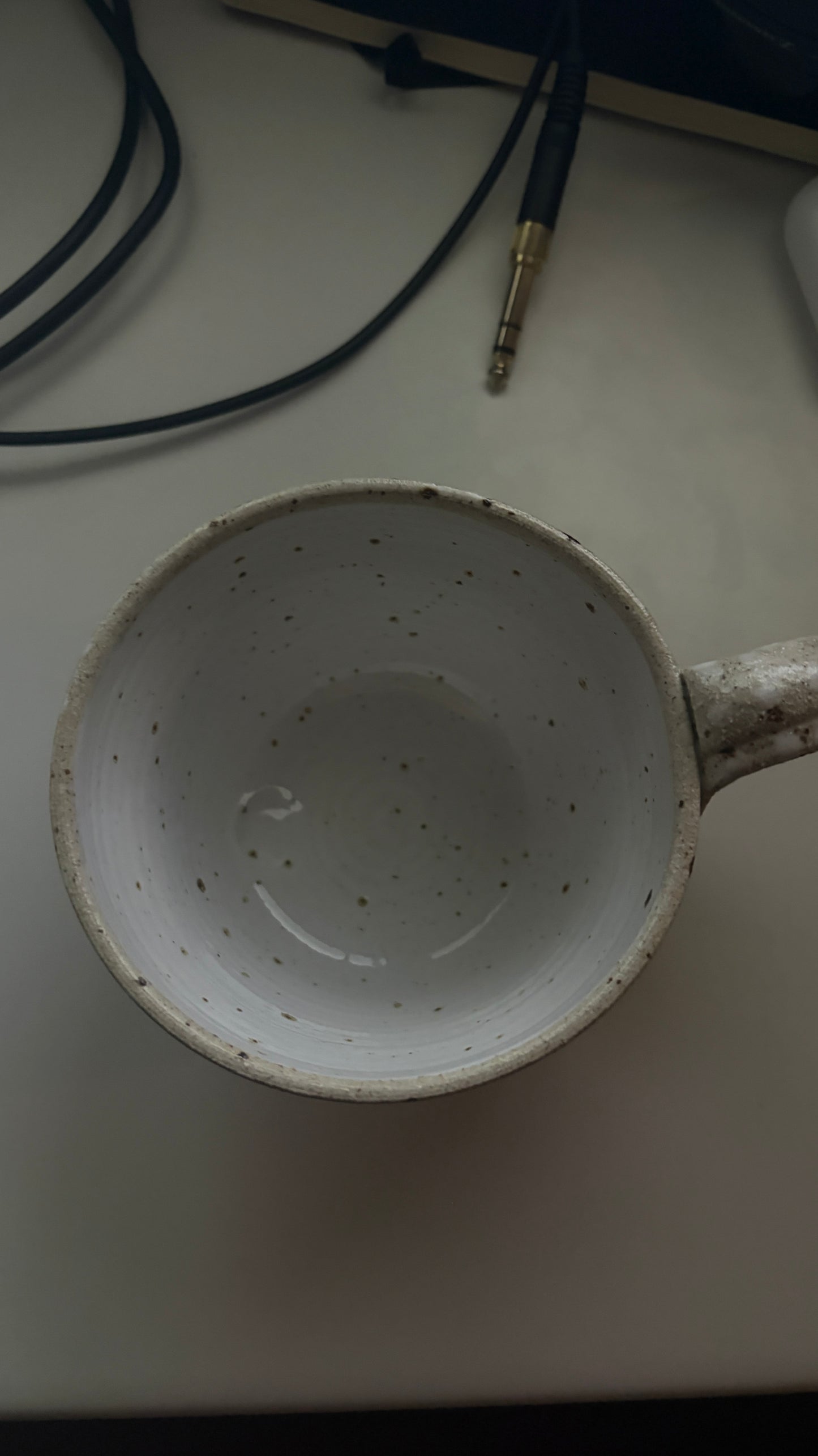 Large Mug White Dots