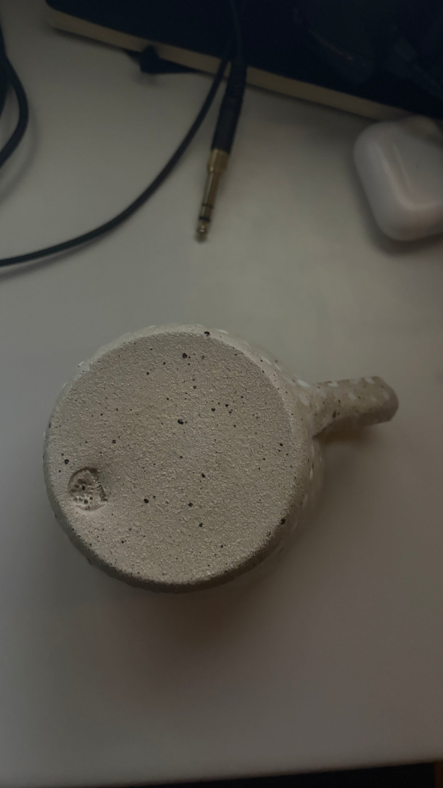 Large Mug White Dots